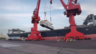 Segundo embarque de trenes nuevos para el Biobío y La Araucanía zarpó desde China