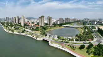 Bahía de Tong’an: La llanura de marea “transformada” en una romántica línea turística costera