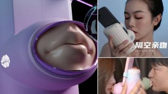 Con labios de silicona: Empresa china creó un dispositivo para besar a distancia