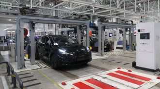 Tesla lanzó oficialmente su megafábrica en Shanghai