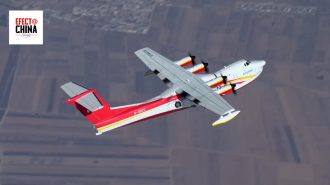 El “dragón del agua”: Avión anfibio chino completó pruebas claves de vuelo