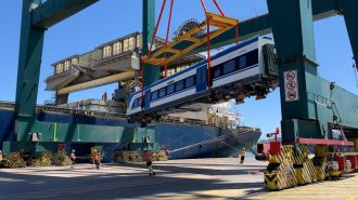 Llegan a Chile nuevos trenes para el servicio Rancagua – Santiago