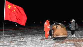 Sonda china regresó a la Tierra y completó su misión lunar