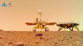 Marte a color: China revela hermosas imágenes del planeta rojo