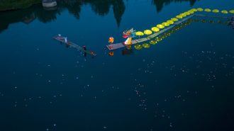 Luces y tradición en Hule Town para celebrar el Festival del Bote del Dragón