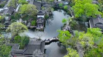 Las postales que dejó el Día de Limpieza de Tumbas en China