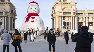 Con tres parques temáticos de hielo y nieve, ciudad china de Harbin disfruta del invierno.