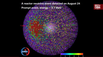 Un detector bajo tierra en China afina un viejo enigma de los neutrinos