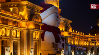 Harbin inaugura tradicional festival de hielo y nieve en su mayor edición