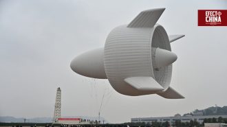China probó con éxito turbina eólica voladora que genera energía a kilómetros de altitud