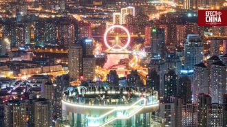 Tianjin desde el cielo: abren plataforma de observación a 300 metros de altura