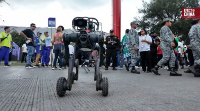 Perros robot chinos refuerzan la seguridad del Mundial 2026 en México