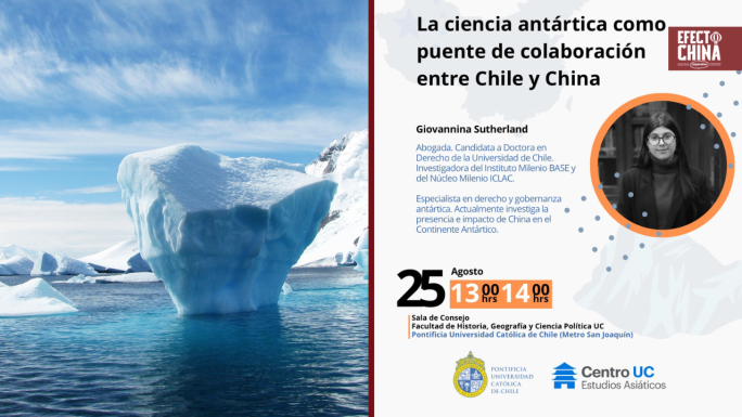 Ciencia antártica será eje de seminario sobre cooperación entre Chile y China