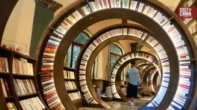 Como sacada de Harry Potter: La biblioteca que causa furor entre turistas en China