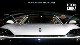 Fabricantes chinos exhiben sus últimos modelos y tecnologías en el Salón del Automóvil de París